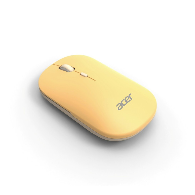 Acer AMR130/Ergonomická/Optická/1 600 DPI/USB+BT/Žltá