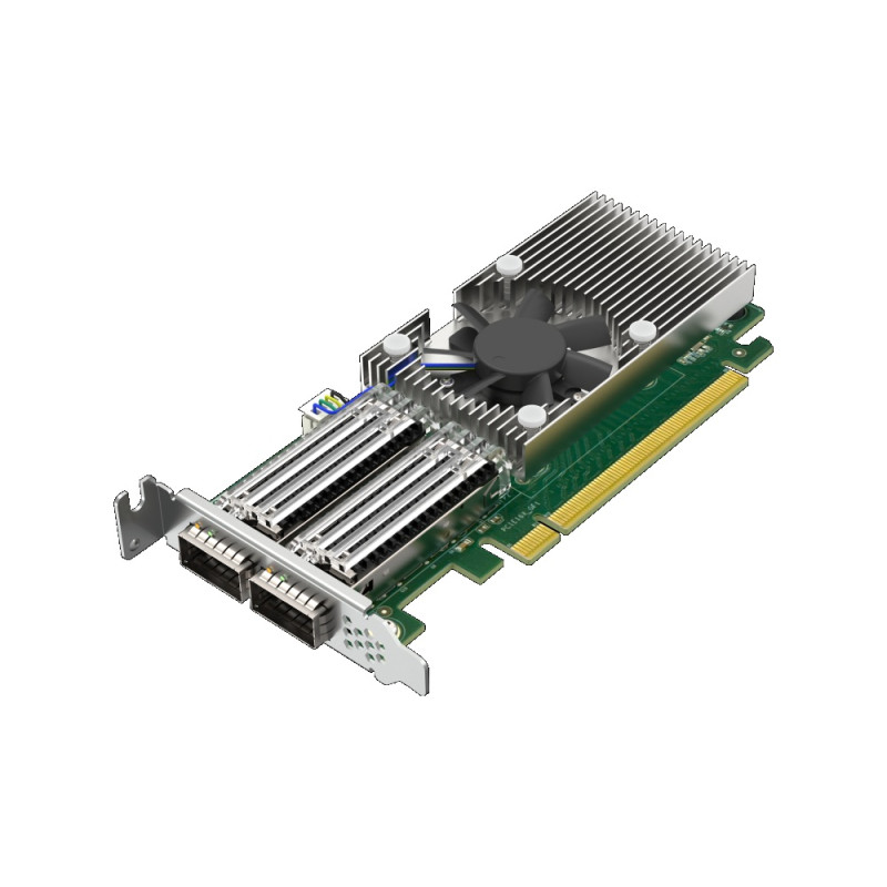 QNAP QXG-100G2SF-BCM Dual port na 100GbE Network adaptér, 2 x QSFP28