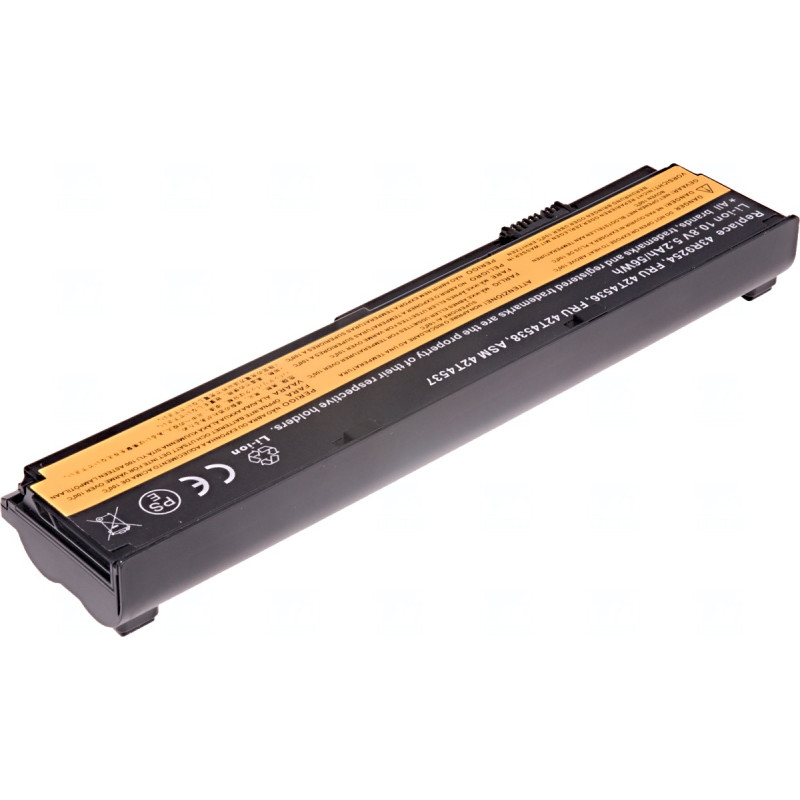 Batérie T6 Power Lenovo ThinkPad X200, X200, X201, X201, X201, 5200mAh, 56Wh, 6cell
