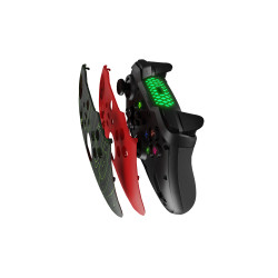 Bezdrôtový gamepad Genesis MANGAN 400 pre PC/Switch/Mobil, červený