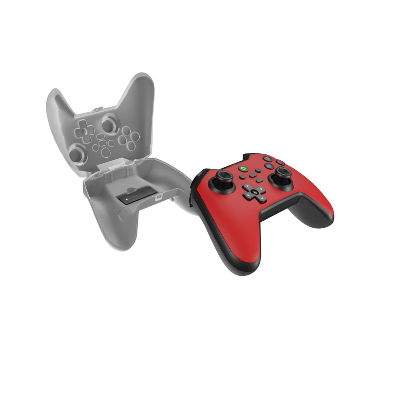 Bezdrôtový gamepad Genesis MANGAN 400 pre PC/Switch/Mobil, červený