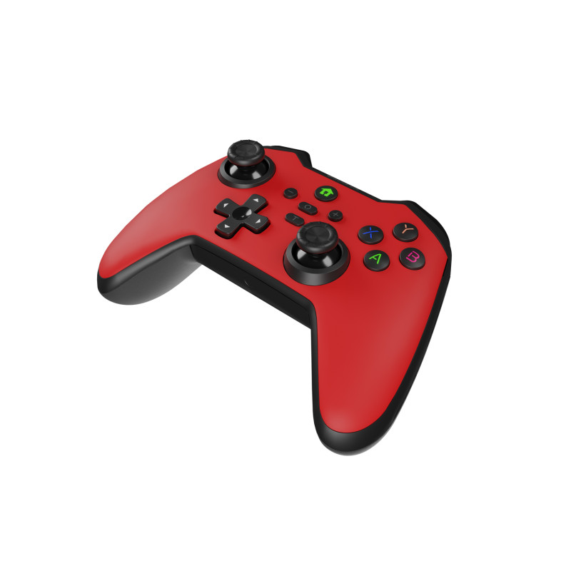 Bezdrôtový gamepad Genesis MANGAN 400 pre PC/Switch/Mobil, červený
