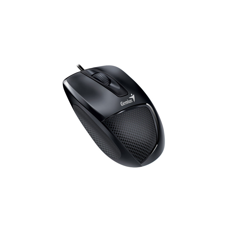 Genius DX-150X/Ergonomická/Optická/Pre pravákov/1 000 DPI/Drôtová USB/Čierna