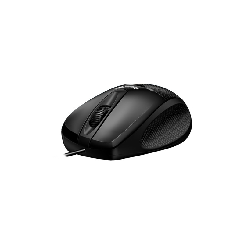 Genius DX-150X/Ergonomická/Optická/Pre pravákov/1 000 DPI/Drôtová USB/Čierna