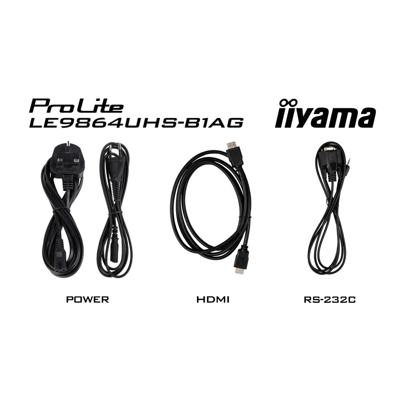 98'' iiyama LE9864UHS-B1AG: VA, 4K UHD, Android, 24/7