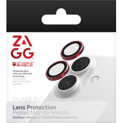 ZAGG Ochranná čočka Premium pre Apple iPhone 17/16/16+ - ružová