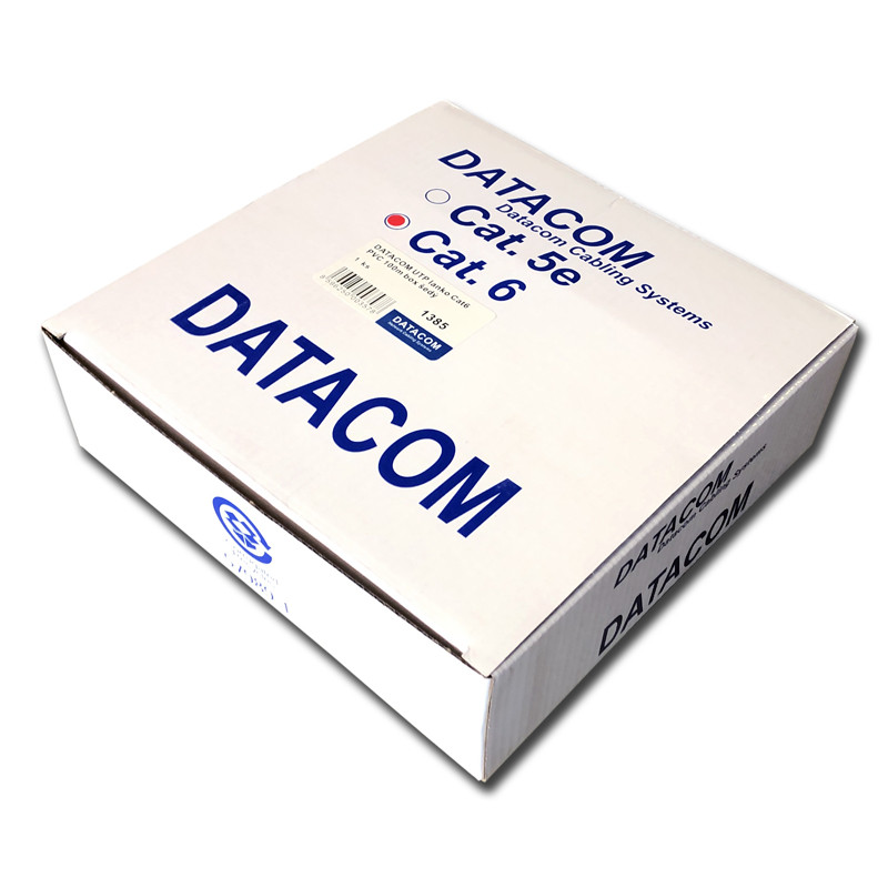 DATACOM UTP flex, Cat6 PVC, šedý, 100m, lanko