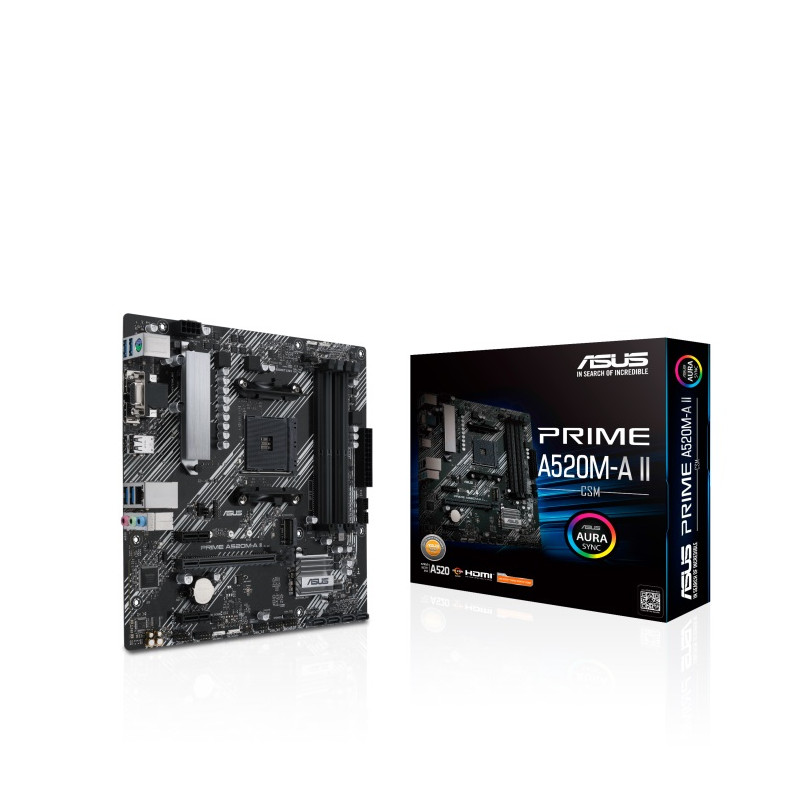 ASUS PRIME A520M-A II/CSM/AM4/mATX