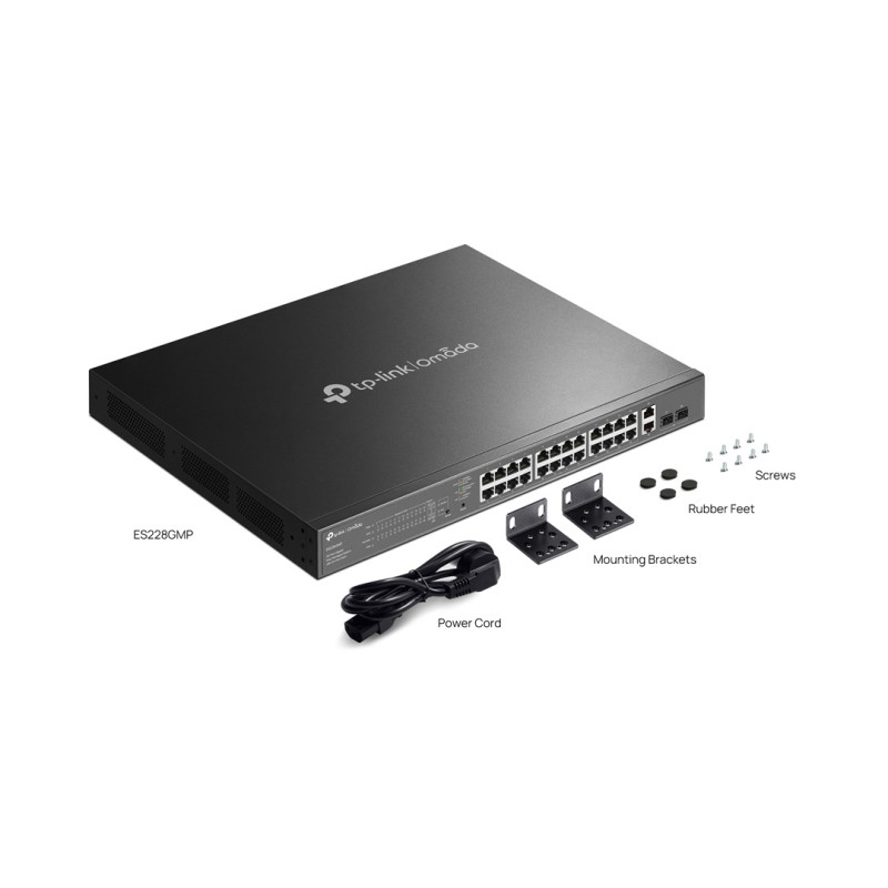 TP-Link ES228GMP 28xGb Easy Man.switch Omada