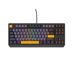 Genesis herná klávesnica THOR 230/TKL/RGB/Outemu Red/Drôtová USB/US layout/Anchor Negative Šedá