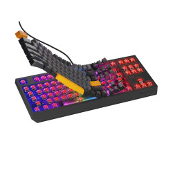 Genesis herná klávesnica THOR 230/TKL/RGB/Outemu Red/Drôtová USB/US layout/Anchor Negative Šedá