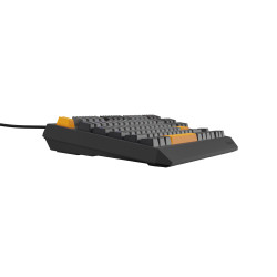 Genesis herná klávesnica THOR 230/TKL/RGB/Outemu Red/Drôtová USB/US layout/Anchor Negative Šedá
