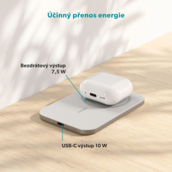Epico Slim 3000mAh Mag+ powerbanka EM31b - striebra