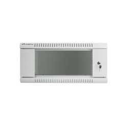 LANBERG - Nástenný rack 19'' 4U 600X450mm šedý flat pack