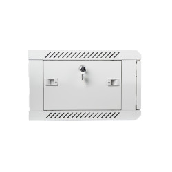 LANBERG - Nástenný rack 19'' 4U 600X450mm šedý flat pack