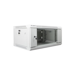 LANBERG - Nástenný rack 19'' 4U 600X450mm šedý flat pack