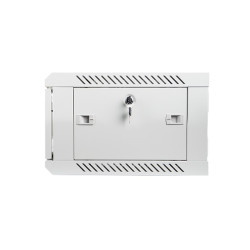 LANBERG - Nástenný rack 19'' 4U 600X450mm šedý flat pack