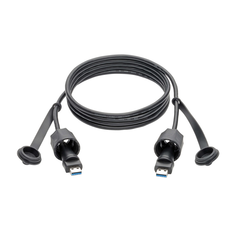 EATON - Kabel USB-A/USB-A, SuperSpeed, USB 3.0/3.1, odolný IP68, tienený, (Samec/Samec), 1.83m