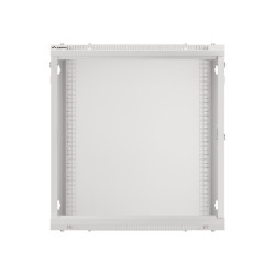 LANBERG - Nástenný rack 19'' 12U 600X450mm šedý flat pack