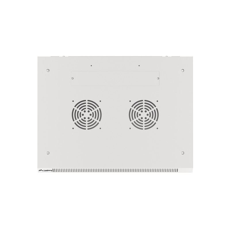 LANBERG - Nástenný rack 19'' 12U 600X450mm šedý flat pack