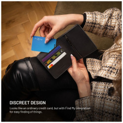 Smart tracker FIXED Tag Card 2,Find My, modrý