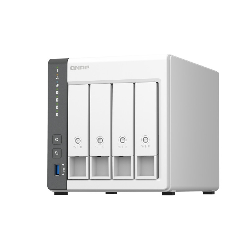 QNAP TS-433-4G (ARM 4core 2,0 GHz, 4 GB RAM, 4x SATA, 1x GbE, 1x 2,5 GbE, 2x USB 2.0, 1x USB 3.2)