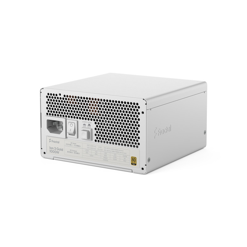 FRACTAL DESIGN - Fractal Ion 3/1000W/ATX 3.1/80PLUS Gold/Modular/Retail