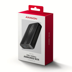 AXAGON EEM2-40G, USB-C 40Gbps externý box pre M.2 NVMe SSD, zesílený hliník