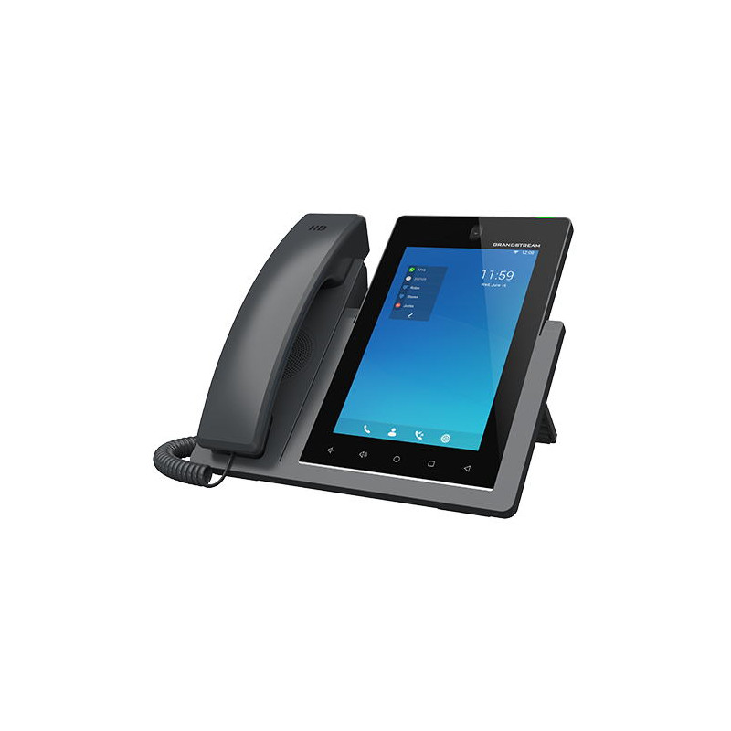 Grandstream GXV3470 SIP video telefón 7'' IPS bar.dotyk.displ., Android11, 16 SIP úč. BT, WiFi