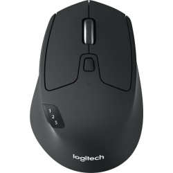 LOGITECH OEM - Logitech M720/Ergonomická/Optická/Pre pravákov/1 000 DPI/Bezdrôtová Bluetooth/Čierna