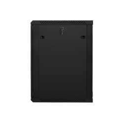 LANBERG - Nástenný rack 19'' 18U 600X600mm černý flat pack