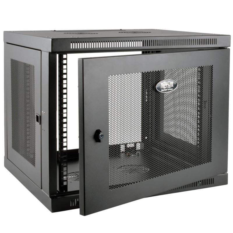 EATON - Skriňa SmartRack 9U, Mini Rack, Š - 600mm, Hl - 550mm, hĺbka pre prepínače, montáž na stenu