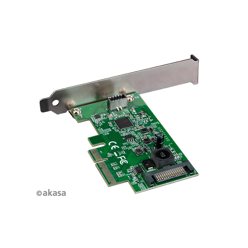 AKASA PCIe karta USB 3.2 Gen 2x2 interný konektor