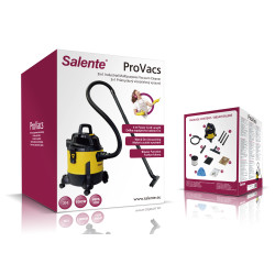 Salente ProVacs, priemyselný viacúčelový vysávač a fukár 4v1, žltý