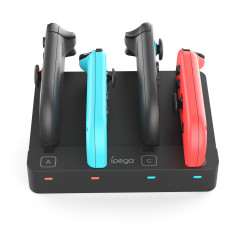 NONAME - iPega SW2081 Nabíjacia Stanica pre JoyCon Ovládače Nintendo Switch 1/2 Black