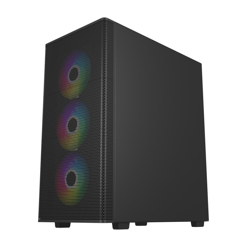 FSP M220/Midi Tower/Transpar./Čierna