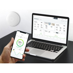 NONAME - AirThings Wave plus - senzor kvality ovzdušia, radónu, vlhkosti, teploty, VOC, CO2 a tlaku