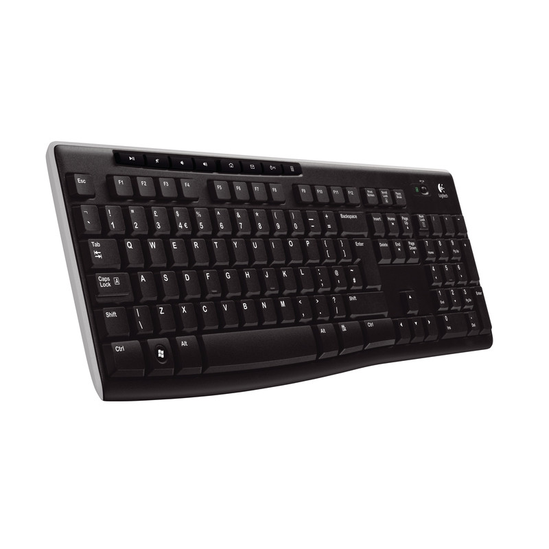 Logitech K270/Bezdrôtová USB/ CZ- SK layout/Čierna