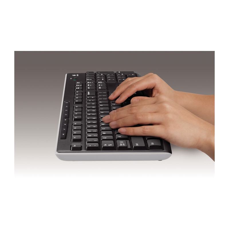 Logitech K270/Bezdrôtová USB/ CZ- SK layout/Čierna