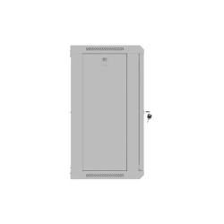 LANBERG 19'' RACKOVÁ SKRIŇA 12U/540X350 (FLAT PACK) S PRESKLENÝMI DVERAMI ŠEDÁ
