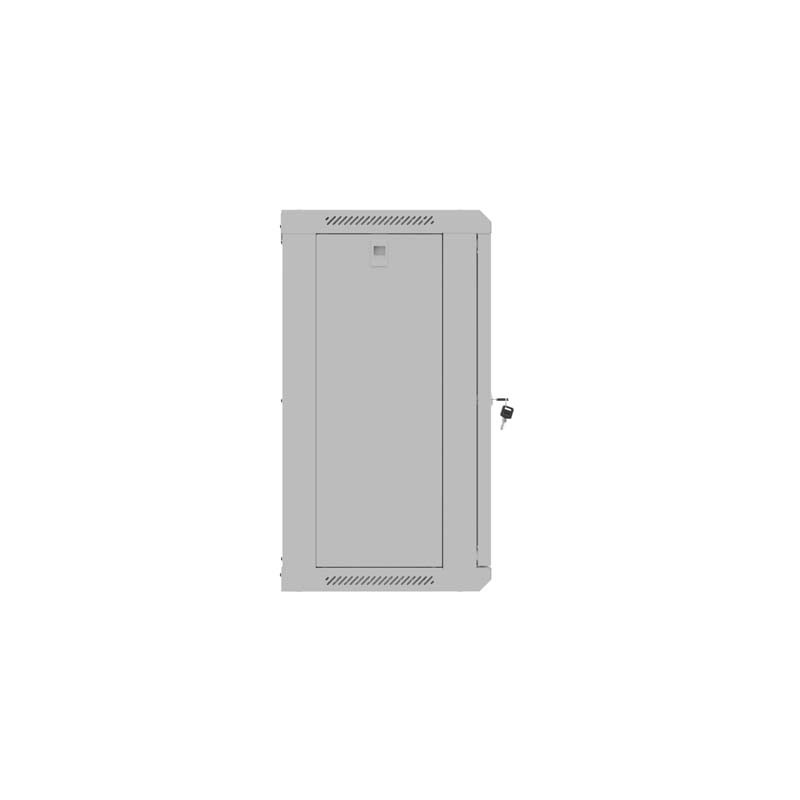 LANBERG 19'' RACKOVÁ SKRIŇA 12U/540X350 (FLAT PACK) S PRESKLENÝMI DVERAMI ŠEDÁ