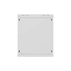 LANBERG 19'' RACKOVÁ SKRIŇA 12U/540X350 (FLAT PACK) S PRESKLENÝMI DVERAMI ŠEDÁ