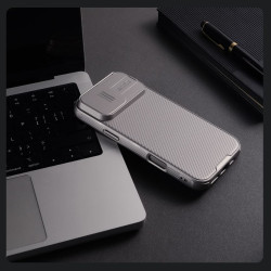 Nillkin CamShield PRE Zadný Kryt pre Apple iPhone 16 Pre Max Titanium Gray