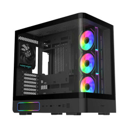 FSP M581-BA/Midi Tower/Transpar./Čierna
