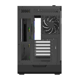 FSP M581-BA/Midi Tower/Transpar./Čierna