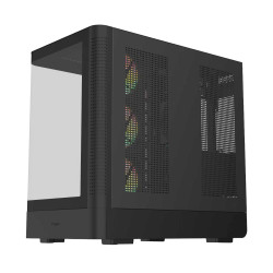 FSP M581-BA/Midi Tower/Transpar./Čierna