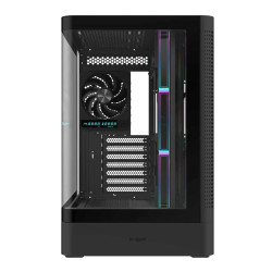 FSP M581-BA/Midi Tower/Transpar./Čierna