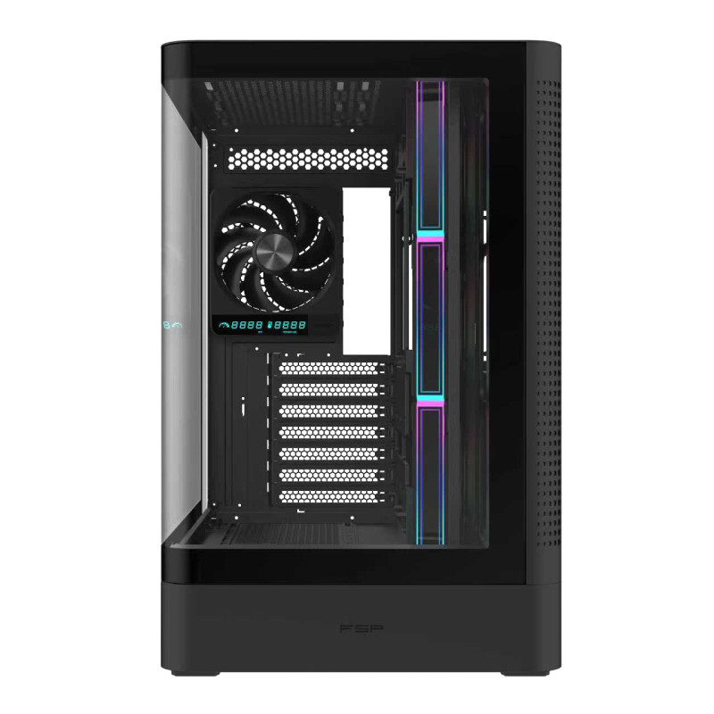 FSP M581-BA/Midi Tower/Transpar./Čierna