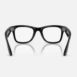 GOOGLE - Meta Ray-Ban Gen2 Wayfarer, Shiny Black, Green transitions (Large)