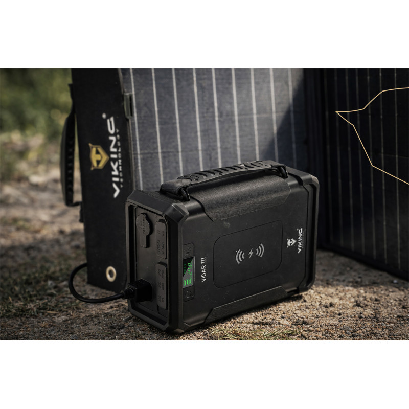 Set powerbanka Viking VIDAR III a solárny panel Viking L60 PD